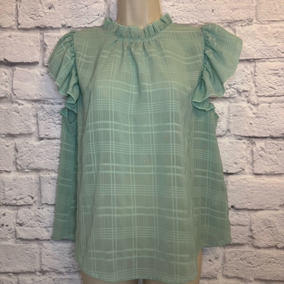MELE E PERE Green blouse Size m - Picture 1 of 4